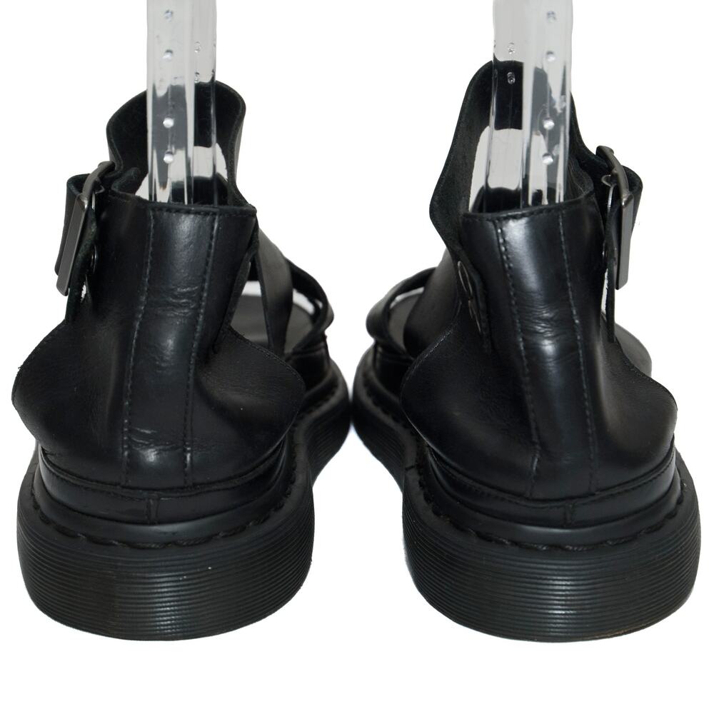 Dr. Marten Black Leather Clarissa Sandals Size 10 - Picture 5 of 12